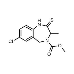 Methyl 7-chloro-1,2,3,5-tetrahydro-3-methyl-2-thioxo-4H-1,4-benzodiazepine-4-carboxylate|CS-0752659