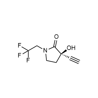 (3R)-3-Ethynyl-3-hydroxy-1-(2,2,2-trifluoroethyl)pyrrolidin-2-one|CS-0752673