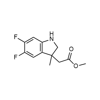 Methyl 2-(5,6-difluoro-3-methyl-indolin-3-yl)acetate|CS-0752704