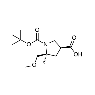 (3S,5S)-1-Tert-butoxycarbonyl-5-(methoxymethyl)-5-methyl-pyrrolidine-3-carboxylic acid|CS-0752738