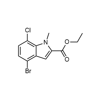 Ethyl 4-bromo-7-chloro-1-methyl-1h-indole-2-carboxylate|CS-0752904
