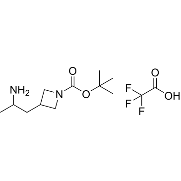 Tert-butyl 3-(2-aminopropyl)azetidine-1-carboxylate;2,2,2-trifluoroacetic acid|CS-0754070