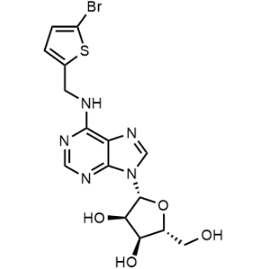 (2R,3R,4S,5R)-2-[6-[(5-Bromothiophen-2-yl)methylamino]purin-9-yl]-5-(hydroxymethyl)oxolane-3,4-diol|CS-0754142