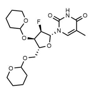 1-[(2R,3R,4R,5R)-3-Fluoro-4-(oxan-2-yloxy)-5-(oxan-2-yloxymethyl)oxolan-2-yl]-5-methylpyrimidine-2,4-dione|CS-0754143