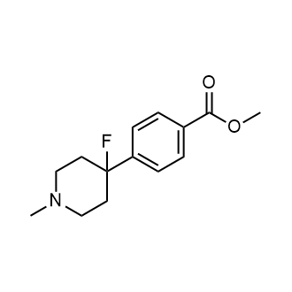 Methyl 4-(4-fluoro-1-methylpiperidin-4-yl)benzoate|CS-0754154