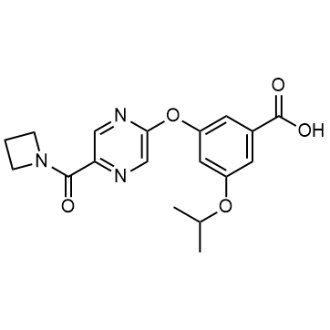3-((5-(Azetidine-1-carbonyl)pyrazin-2-yl)oxy)-5-isopropoxybenzoic acid|CS-0754328
