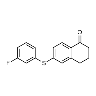 6-(3-Fluorophenyl)sulfanyl-3,4-dihydro-2H-naphthalen-1-one|CS-0754532