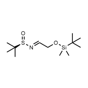 (E,R)-N-(2-((tert-Butyldimethylsilyl)oxy)ethylidene)-2-methylpropane-2-sulfinamide|CS-0754587