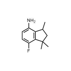7-Fluoro-1,1,3-trimethyl-2,3-dihydro-1h-inden-4-amine|CS-0754648