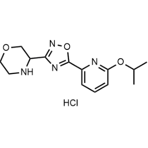 3-(5-(6-isopropoxypyridin-2-yl)-1,2,4-oxadiazol-3-yl)morpholine hydrochloride|CS-0754666
