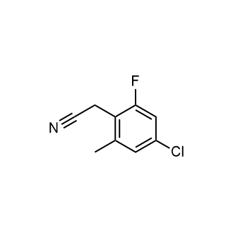 2-(4-Chloro-2-fluoro-6-methylphenyl)acetonitrile|CS-0754924