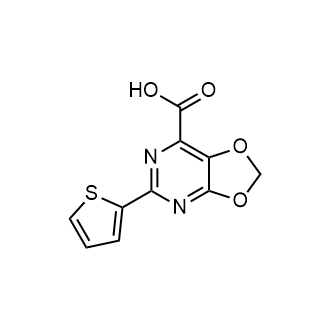 5-Thiophen-2-yl-[1,3]dioxolo[4,5-d]pyrimidine-7-carboxylic acid|CS-0755022