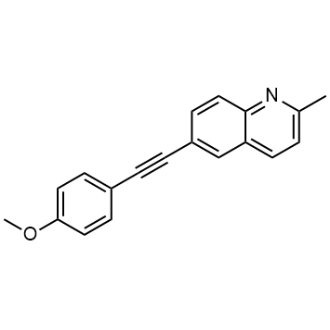 6-((4-Methoxyphenyl)ethynyl)-2-methylquinoline|CS-0755294