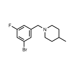 1-(3-Bromo-5-fluorobenzyl)-4-methylpiperidine|CS-0755299