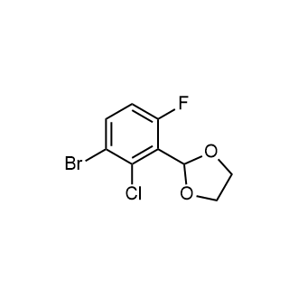 2-(3-Bromo-2-chloro-6-fluorophenyl)-1,3-dioxolane|CS-0755629