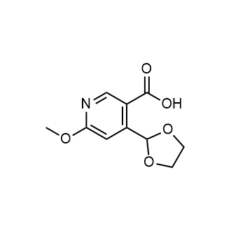 4-(1,3-Dioxolan-2-yl)-6-methoxypyridine-3-carboxylic acid|CS-0755731