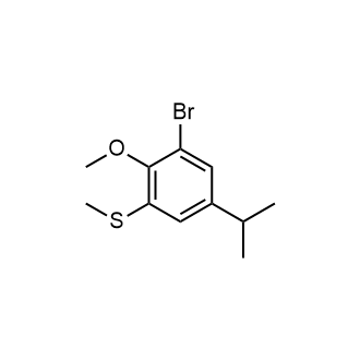 (3-Bromo-5-isopropyl-2-methoxyphenyl)(methyl)sulfane|CS-0755777