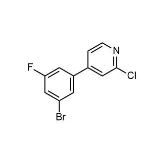 4-(3-Bromo-5-fluorophenyl)-2-chloropyridine|CS-0755808