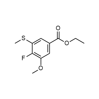 Ethyl 4-fluoro-3-methoxy-5-(methylthio)benzoate|CS-0755963