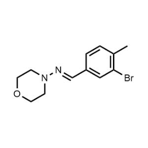 1-(3-Bromo-4-methylphenyl)-N-morpholin-4-ylmethanimine|CS-0756058