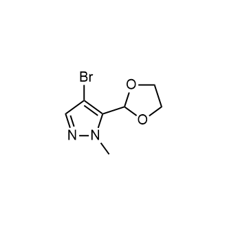 4-Bromo-5-(1,3-dioxolan-2-yl)-1-methylpyrazole|CS-0756582