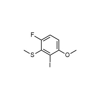 1-Fluoro-3-iodo-4-methoxy-2-methylsulfanylbenzene|CS-0756595