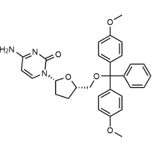 4-Amino-1-[(2R,5S)-5-[[bis(4-methoxyphenyl)-phenylmethoxy]methyl]oxolan-2-yl]pyrimidin-2-one|CS-0756880