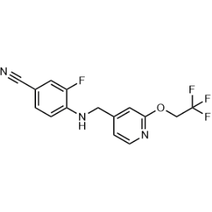 Benzonitrile, 3-Fluoro-4-[[[2-(2,2,2-trifluoroethoxy)-4-pyridinyl]methyl]amino]-|CS-0757230
