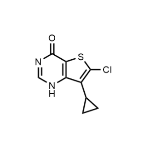 6-Chloro-7-cyclopropyl-1H,4H-thieno[3,2-d]pyrimidin-4-one|CS-0757693
