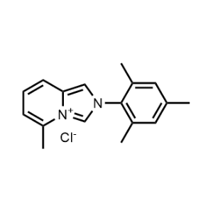 5-Methyl-2-(2,4,6-trimethylphenyl)imidazo[1,5-a]pyridin-2-ium;chloride|CS-0757796