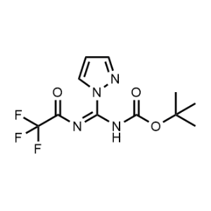 Tert-Butyl ((1H-pyrazol-1-yl)((2,2,2-trifluoroacetyl)imino)methyl)carbamate|CS-0757928