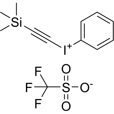 Phenyl((Trimethylsilyl)ethynyl)iodonium trifluoromethanesulfonate|CS-0757959
