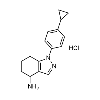 1-(4-Cyclopropylphenyl)-4,5,6,7-tetrahydro-1H-indazol-4-amine hydrochloride|CS-0758254