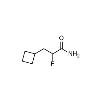 3-Cyclobutyl-2-fluoropropanamide|CS-0758348