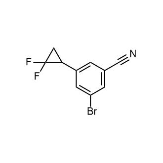3-Bromo-5-(2,2-difluorocyclopropyl)benzonitrile|CS-0758396
