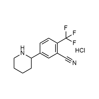 5-(Piperidin-2-yl)-2-(trifluoromethyl)benzonitrile hydrochloride|CS-0758529