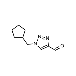 1-(Cyclopentylmethyl)-1H-1,2,3-triazole-4-carbaldehyde|CS-0758767