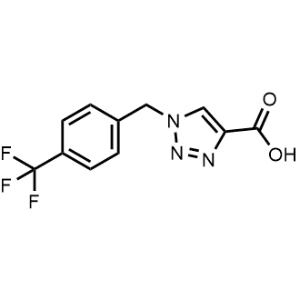 1-{[4-(Trifluoromethyl)phenyl]methyl}-1H-1,2,3-triazole-4-carboxylic acid|CS-0758768
