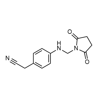 2-(4-{[(2,5-Dioxopyrrolidin-1-yl)methyl]amino}phenyl)acetonitrile|CS-0758809