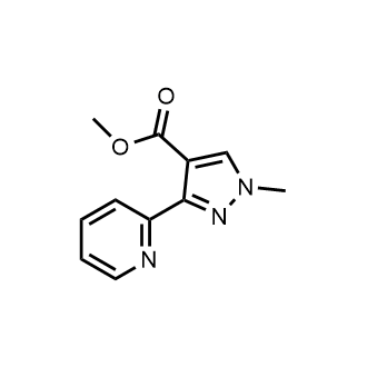 Methyl 1-methyl-3-pyridin-2-ylpyrazole-4-carboxylate|CS-0758900