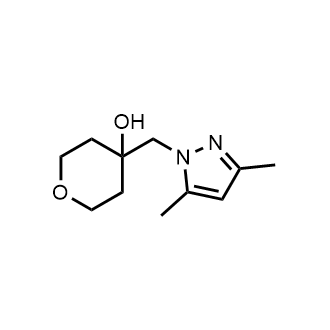 4-[(3,5-Dimethylpyrazol-1-yl)methyl]oxan-4-ol|CS-0758930