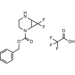 Benzyl 7,7-difluoro-2,5-diazabicyclo[4.1.0]heptane-2-carboxylate;2,2,2-trifluoroacetic acid|CS-0759306