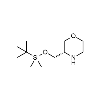 (3S)-3-[[[(1,1-Dimethylethyl)dimethylsilyl]oxy]methyl]morpholine|CS-0759377