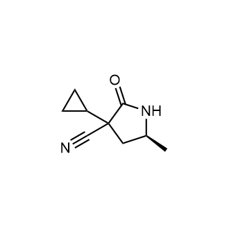(5S)-3-Cyclopropyl-5-methyl-2-oxo-pyrrolidine-3-carbonitrile|CS-0759910