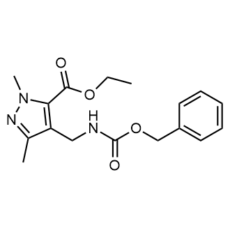 Ethyl 4-(benzyloxycarbonylaminomethyl)-2,5-dimethyl-pyrazole-3-carboxylate|CS-0759915