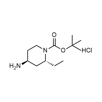 Tert-butyl rac-(2R,4S)-4-amino-2-ethyl-1-piperidinecarboxylate hydrochloride|CS-0760037