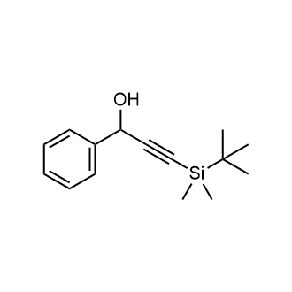 1-Phenyl-3-(Tert-Butyldimethylsilyl)-2-propyn-1-ol|CS-0760520