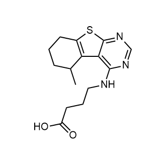 4-[(5-Methyl-5,6,7,8-tetrahydro-[1]benzothiolo[2,3-d]pyrimidin-4-yl)amino]butanoic acid|CS-0760616