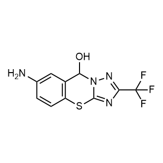7-Amino-2-(trifluoromethyl)-9H-[1,2,4]triazolo[5,1-b][1,3]benzothiazin-9-ol|CS-0760685