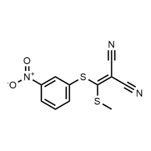 2-[(Methylthio)(3-Nitrophenylthio)methylene]-malononitrile|CS-0760864